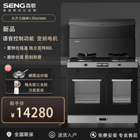 森歌 集成灶i5zkz-G家用消毒柜一体机环保灶油烟机燃气灶蒸烤一体灶具套装正品新品 蒸烤独立 i5zkz-g900尺寸