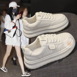 2025春秋厚底小白鞋女女鞋运动鞋不累脚百搭夏季休闲板鞋