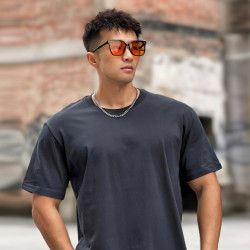 夏季纯色宽松男女款休闲纯棉百搭打底情侣T恤运动舒适透气修身
