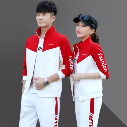 锋非凡 运动套装男士2025春季新款开衫卫衣健身跑步服休闲男女情侣运动服