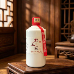 黔三冠传世 纯粮固态酿造酱香型白酒 53%Vol500