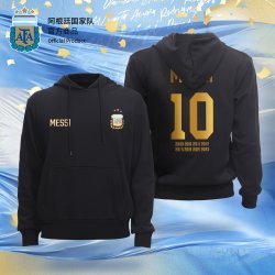 ALL STAR PARTNER 阿根廷国家队丨黑金印号卫衣男女情侣卫衣梅西足球迷