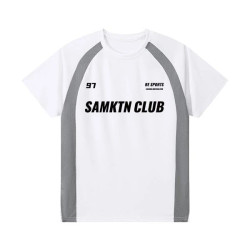 夏季新款篮球短袖篮球服投篮训练服速干美式运动休闲跑步健身宽松