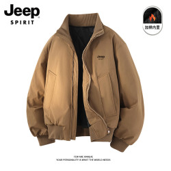 JEEP SPIRIT 吉普新款飞行夹克棉服男冬季短款廓形加厚保暖棒球服痞帅潮流外套
