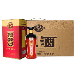 宣酒 红宣浓香型白酒纯粮食酒整箱40度500ml*4瓶