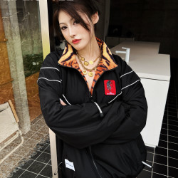 CityHallucination2.0〔剑齿虎〕街头复古双面穿棉服夹克秋冬外套