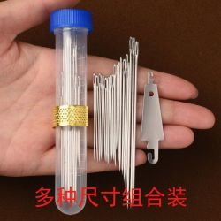 大眼眼针加长缝针老人家用手工大孔针手缝针家用老牌子