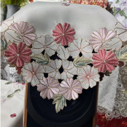 春色满园cc36--180粉色花朵55*55盖布买一送一