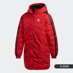 adidas FL0044 女冬季中长款羽绒服