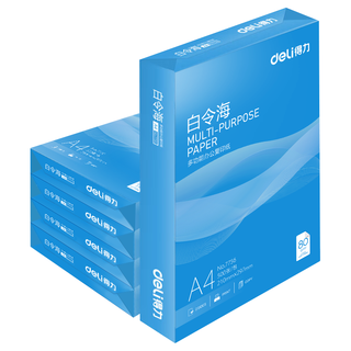 deli 得力 白令海 7763 A4复印纸 80g 500张/包*5包