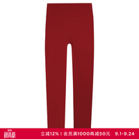 爱慕 保暖内衣女抗菌亲肤圆领长保暖裤秋衣秋裤 朱红色-裤子 XL (175)