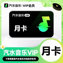 汽水音乐 VIP会员 周卡 月卡 季卡 年卡