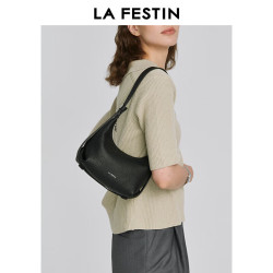 La Festin 【牛皮月牙】腋下斜挎包