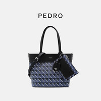 Pedro 20周年AXXIS系列包包2026新款女包格纹托特包PW2-46390027-1 蓝色（小号） R