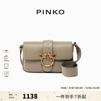 PINKO 女士Mini Love Bag慵懒翻盖小号单肩包法棍包104340A0QO I68Q