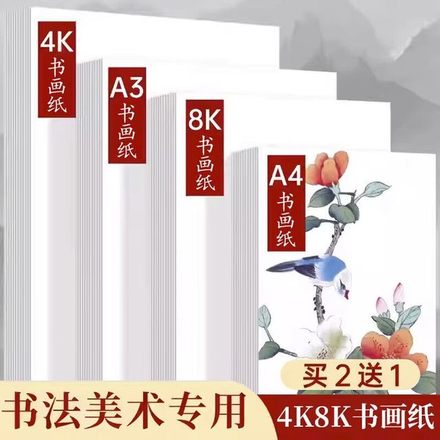 六品堂 画美术学生专用练习纸8K 生纸