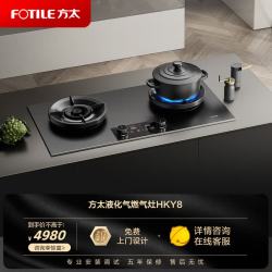 方太 燃气灶HKY8定时防干烧哨兵灶家用厨房燃气灶具大火力