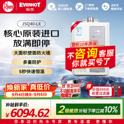 Rheem EVERHOT20升燃气热水器京东自营上门安装 核心部件进口 ±0.5℃恒温