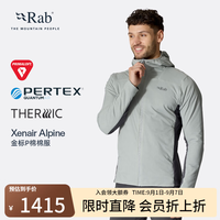 Rab Xenair Alpine户外徒步运动夹克连帽轻量金标P棉服男 QIP-41 黑色 M