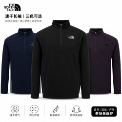 北面 春秋立领套头衫男士休闲商务弹力打底NT7LR54