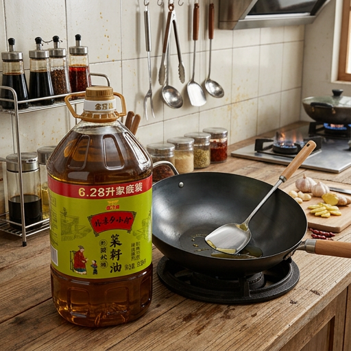 中秋送好礼：金龙鱼 外婆乡小榨巴蜀风味菜籽油 6.28L