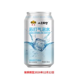 燕京 饮料小京同学果汁苏打气泡水荔枝/蜜橙/冰茶/原味310ml  12罐
