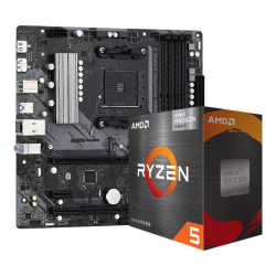 华擎 B550M Phantom Gaming 4主板+AMD锐龙5 5500GT处理器套装