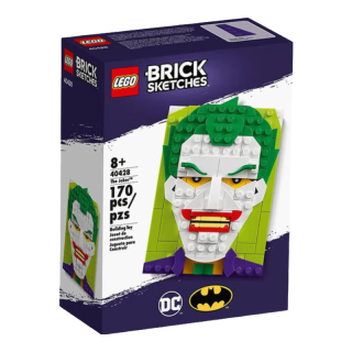 LEGO 乐高 DC超级英雄系列 40428 乐高积木素描小丑