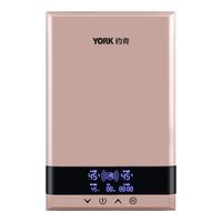 YORK约克即热式电热水器YK-F1金 智能变频家用 即开即热 小型 免储水 恒温式 电热水器8500W