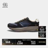KOLON SPORT RETRO RUNNER 耐磨V底 黑 42(265mm) 户外休闲鞋
