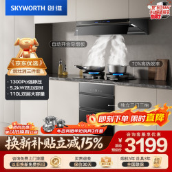 创维 变频30风量 70%热效定时灶 110L