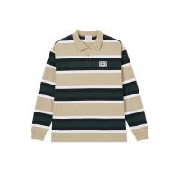 LACOSTE 法国鳄鱼男装夏季经典潮流日常通勤舒适百搭条纹衫Polo衫男