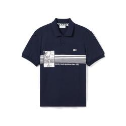 LACOSTE 法国鳄鱼男装春夏百搭印花纯棉短袖男T恤Polo衫男士商务通勤