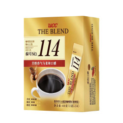 UCC 114冻干黑咖啡速溶咖啡粉单杯装60g（2g*30条） 马来西亚