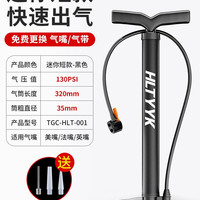 HLTYYK 自行车打气筒高压电动电瓶车家用便携式汽车充气筒篮球通用气管子