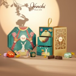 Venchi 混合夹心黑巧克力礼盒进口高端零食教师节礼物
