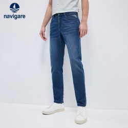 navigare 【冰丝】Navigare意大利小帆船男士休闲牛仔裤
