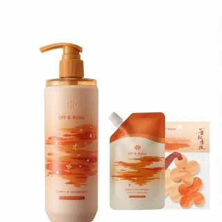 Off & Relax 秋日桂花系列 限定蓬松清爽洗发水460ml 赠同款限定75ml+限定香卡 共到手535ml