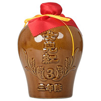 女兒红 绍兴黄酒三年陈花雕酒两斤坛手工陈年糯米酒花雕酒单坛 1L 1坛