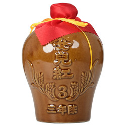 女兒红 绍兴黄酒三年陈花雕酒两斤坛手工陈年糯米酒花雕酒单坛 1L 1坛