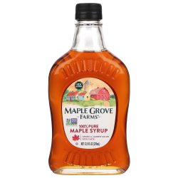 Maple Grove Farms A级纯枫糖浆 天然枫树糖浆 烘焙冲饮烹饪原料 0脂0钠 370ml