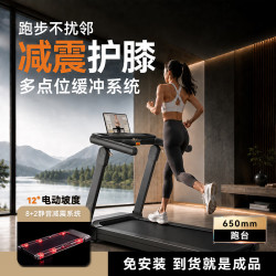 京东京造 跑步机金乌2.0智能爬坡全折叠减震走步机健身房器材 PB-001