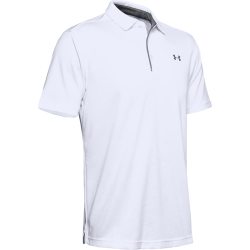 Under Armour 安德玛 Tech系列 男士高尔夫运动Polo衫 白色 (100)/石墨色 中