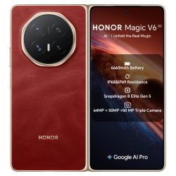 HONOR Magic V6 5G 折叠智能手机 512GB,16GB 内存,红色
