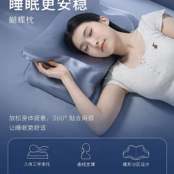 人体工学慢回弹记忆棉枕头乐享休憩时光成人侧睡仰睡枕芯蝶形枕