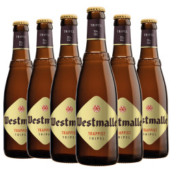 西麦尔 AW WESTMALLE茜麦尔三料啤酒 330ml*6瓶 精酿 比利时进口 聚会送礼 京东自营