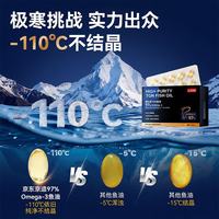 京东京造 97%TGN深海鱼油 60粒 DHA+EPA
