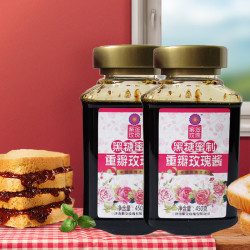 紫金玫瑰 重瓣玫瑰酱450g*2瓶装