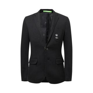 杉杉 含羊毛刺绣修身男士西服
