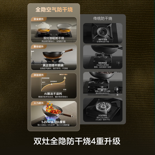 美的 JZT-X1Pro 5.2KW大火力 天然气 双灶燃气灶